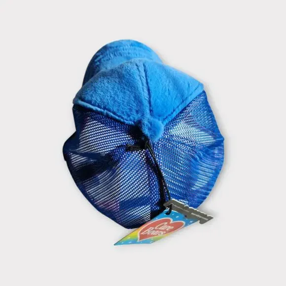 NEW Overlord Care Bears Grumpy Snapback Trucker Hat Blue Adult One Size
